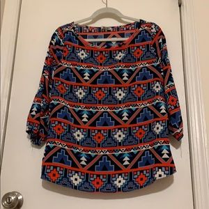 3/4 length lightweight blouse
